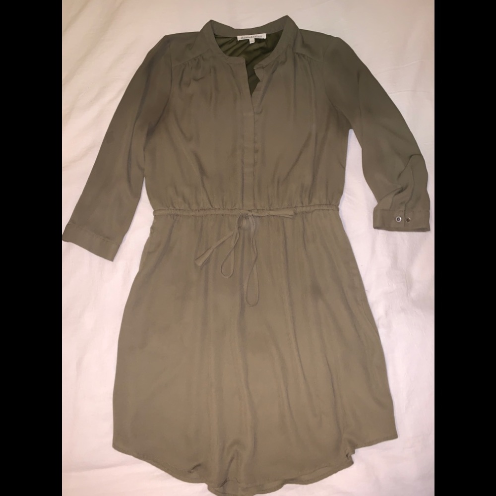 Blouse Material Quarter Sleeve Dress